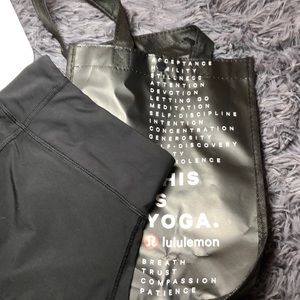 Lululemon Black Shorts. COMES WITH THE BAG